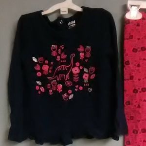 Long sleeve dinosaur set